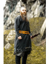 Erik Decorated Viking Tunic Black