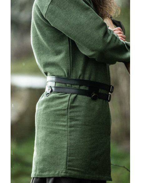 Viking tunic model Balduin, cotton Green