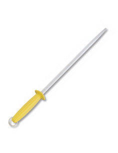 Fischer Standard sharpening steel, yellow handle (34 cm.)