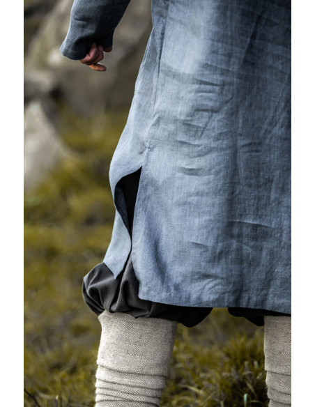 Halvar Linen Viking Tunic Gray