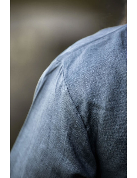 Halvar Linen Viking Tunic Gray