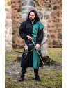 Frojoerick bipart medieval tunic, black-green