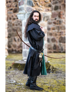 Frojoerick bipart medieval tunic, black-green 2