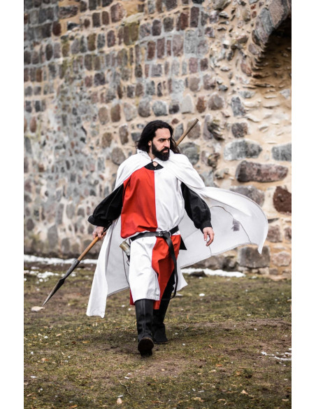 Medieval Tunic Chessboard, white-red Medieval Tunic Chessboard, white-red