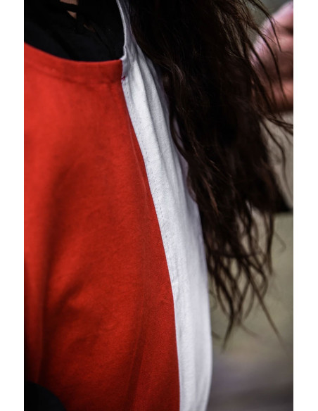 Medieval Tunic Chessboard, white-red Medieval Tunic Chessboard, white-red