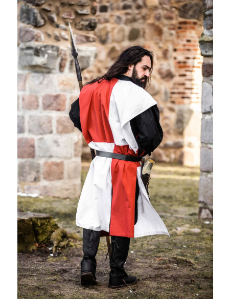 Medieval Tunic Chessboard, white-red Medieval Tunic Chessboard, white-red