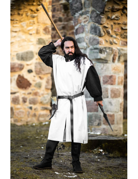 Medieval cotton tunic Frojoerick, white
