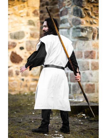 Medieval cotton tunic Frojoerick, white
