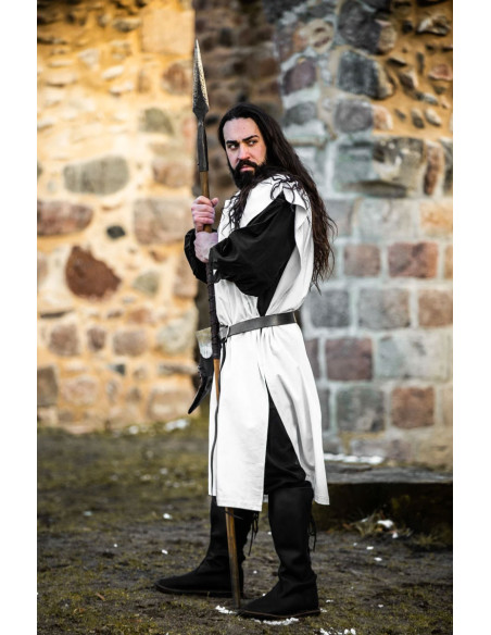 Medieval cotton tunic Frojoerick, white