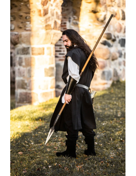 Medieval cotton tunic Frojoerick, black