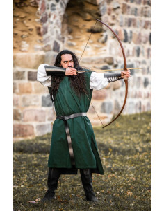 Medieval cotton tunic Frojoerick, green