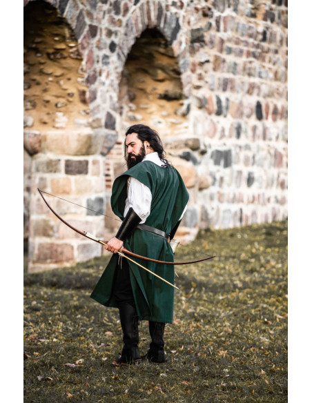 Medieval cotton tunic Frojoerick, green