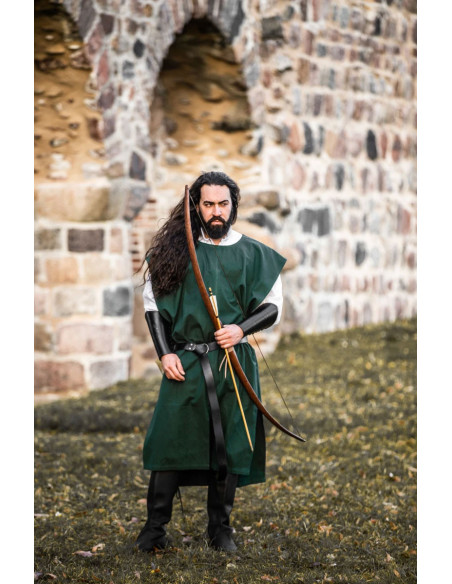 Medieval cotton tunic Frojoerick, green