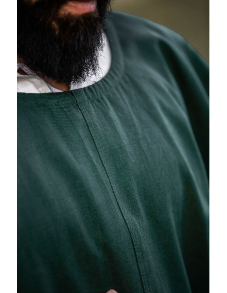 Medieval cotton tunic Frojoerick, green