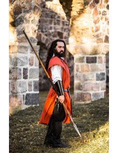 Medieval cotton tunic Frojoerick, red 2