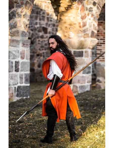 Medieval cotton tunic Frojoerick, red