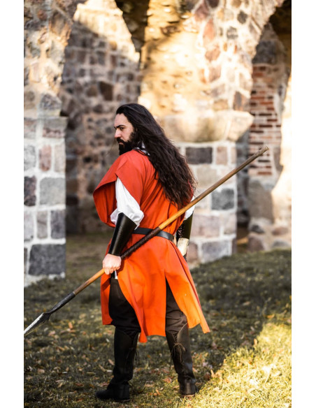 Medieval cotton tunic Frojoerick, red