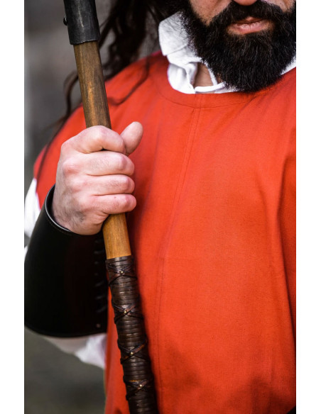 Medieval cotton tunic Frojoerick, red