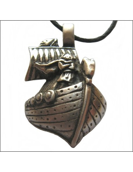 viking ship pendant