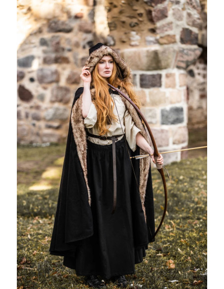 Viking cloak Fjell model with black...