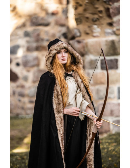 Viking cloak Fjell model with black...