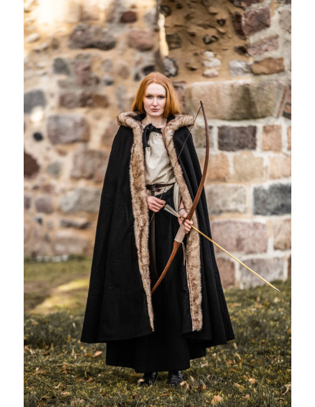 Viking cloak Fjell model with black...