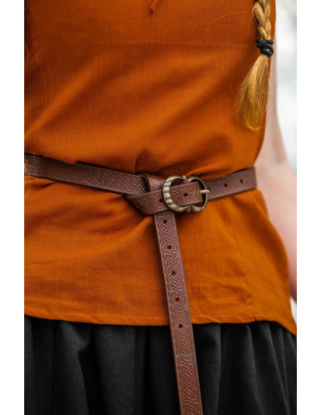 Celta long leather belt Merle model,... Celta long leather belt Merle model,...