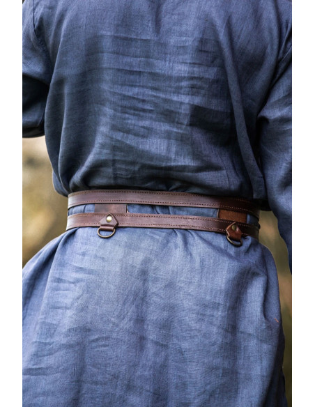 Viking double leather belt, Ubbe...