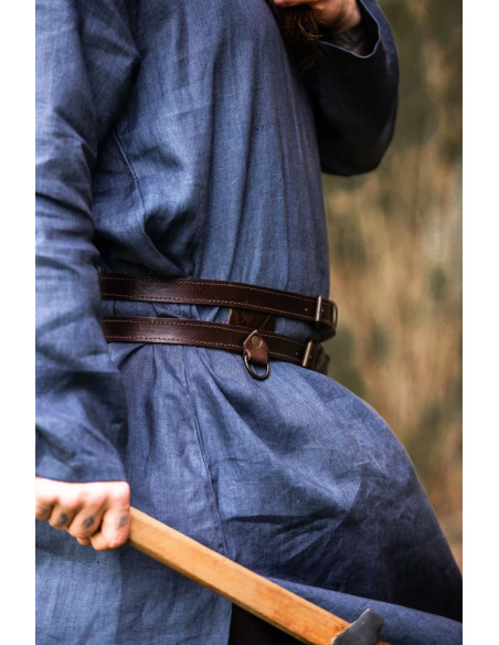 Viking double leather belt, Ubbe...