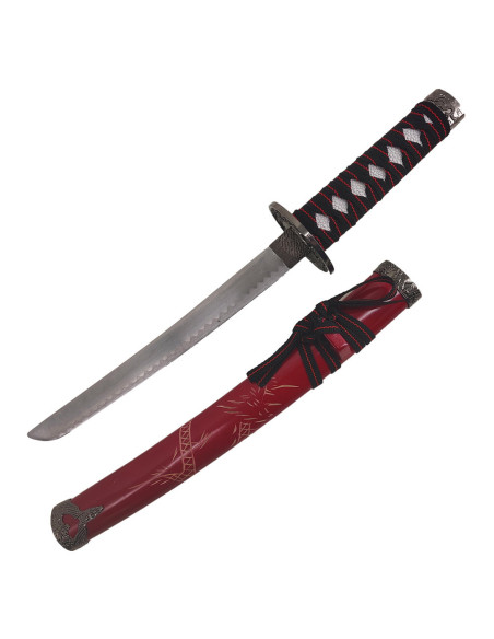 Tanto decorative Dragon saya red (54...