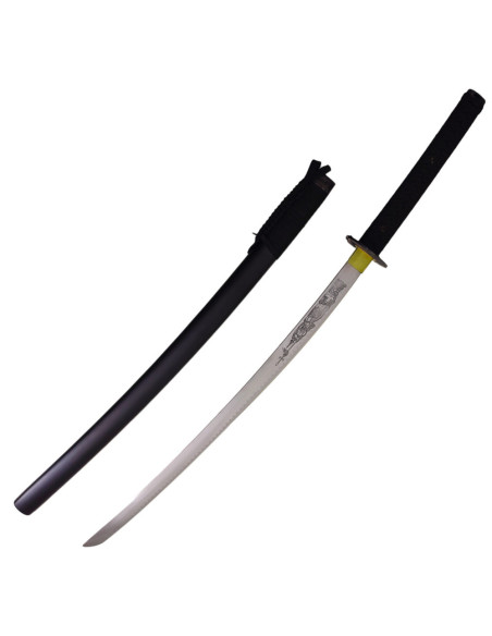 Decorative black saya katana with...