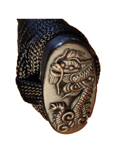 Decorative black saya katana with...