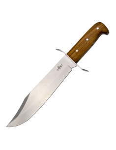 Bowie hunting knife Third, wooden handle