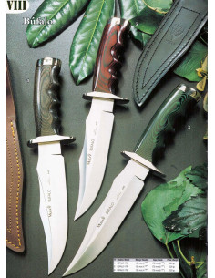 Buffalo knife with wooden handle