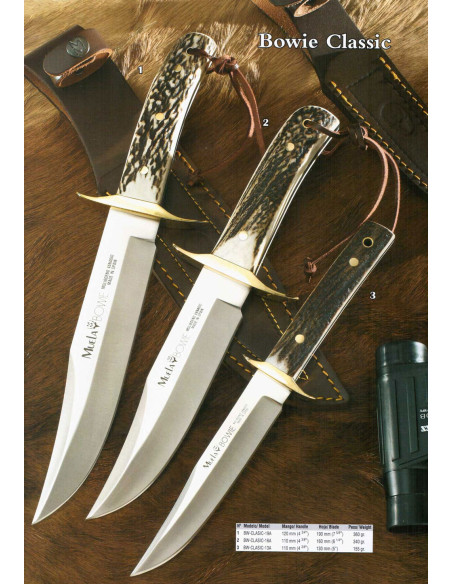 Bowie-Classic knife with stag handle