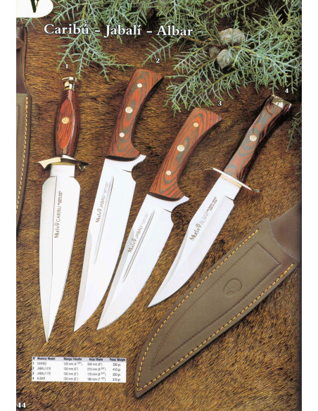 Caribou-Wild Boar-Albar knives