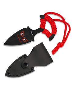 Red eagle skinning knife with sheath