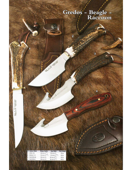 Gredos-Beagle-Reccoon knives