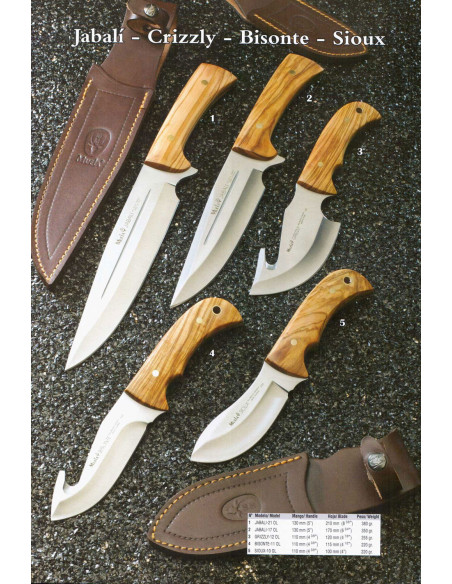 Boar-Crizzly-Bison-Sioux knife