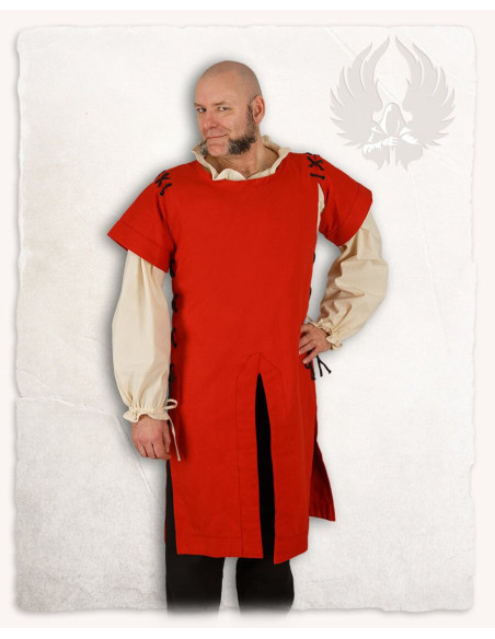 Medieval tabard, Hermann model, red...
