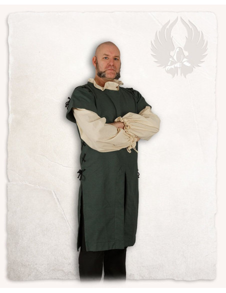 Medieval tabard, Hermann model, green...