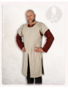 Medieval tabard model Hermann, natural white color