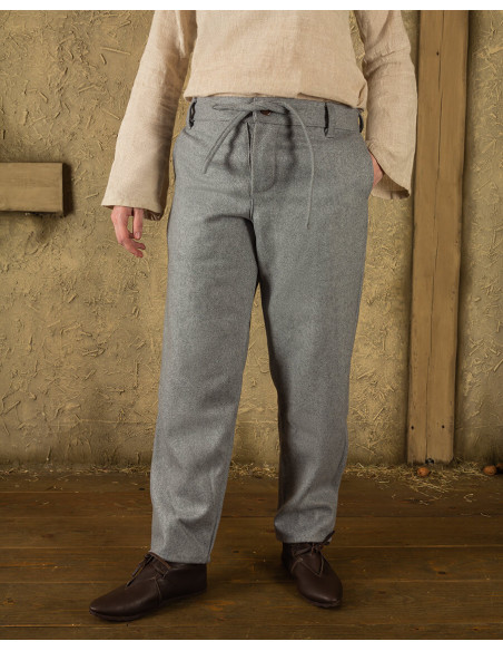 Rocco vintage trousers in gray wool