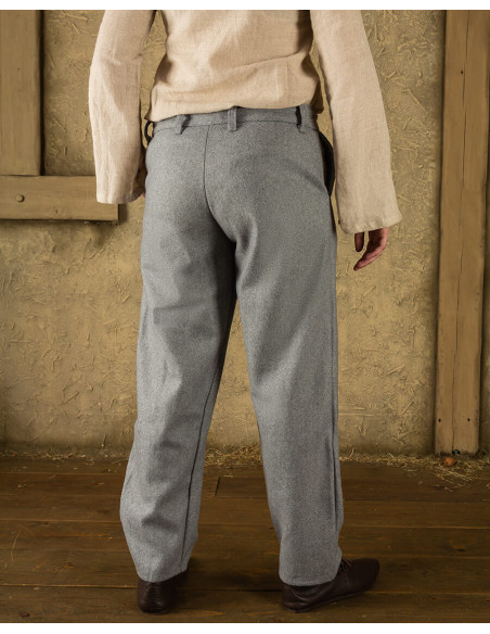 Rocco vintage trousers in gray wool