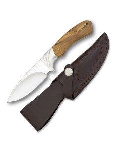 Hunting knife with olive handle (22.8 cm.)