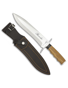 Hunting Stalking auction knife, olive handle