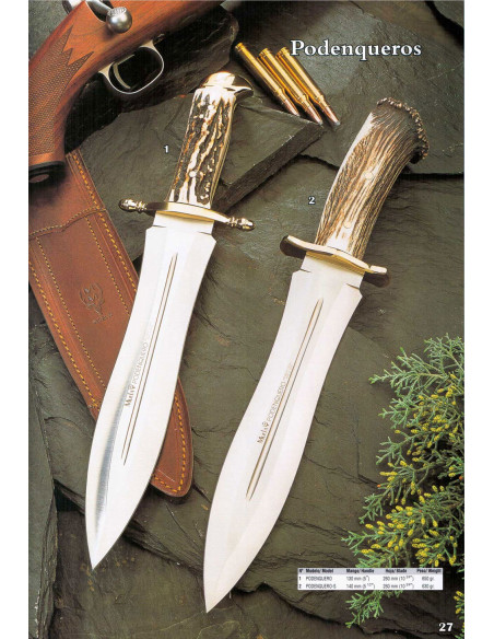 Hunting auction knives, Muela...