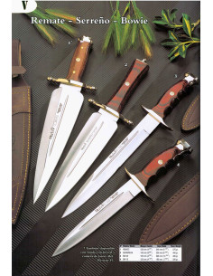 Remate-Serreño-Bowie knives from Muela