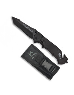 Rescue knife, blade 9 cms.