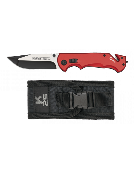 Safety and rescue knife K25 in red